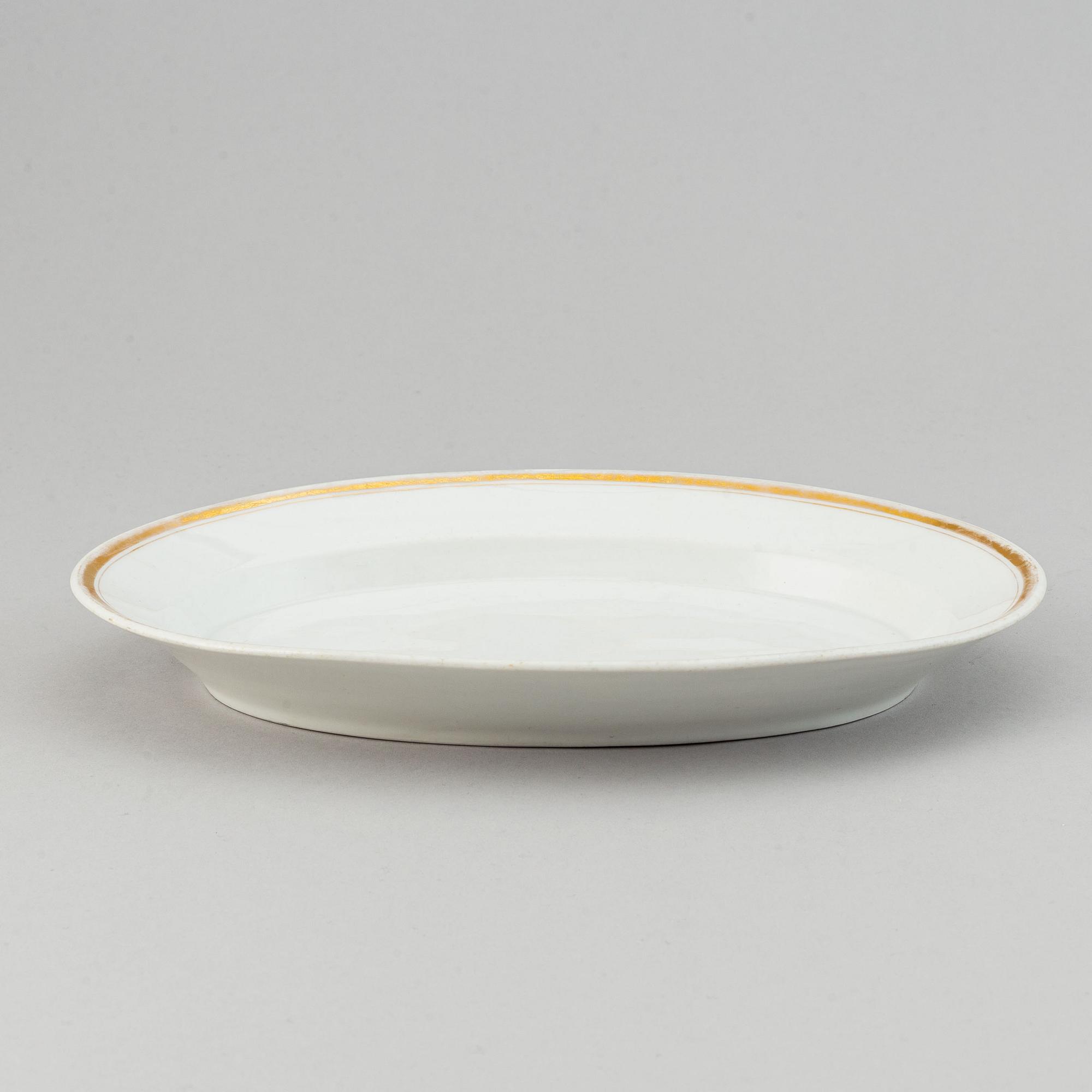 A Berlin part dinner service, KPM, 19th Century.