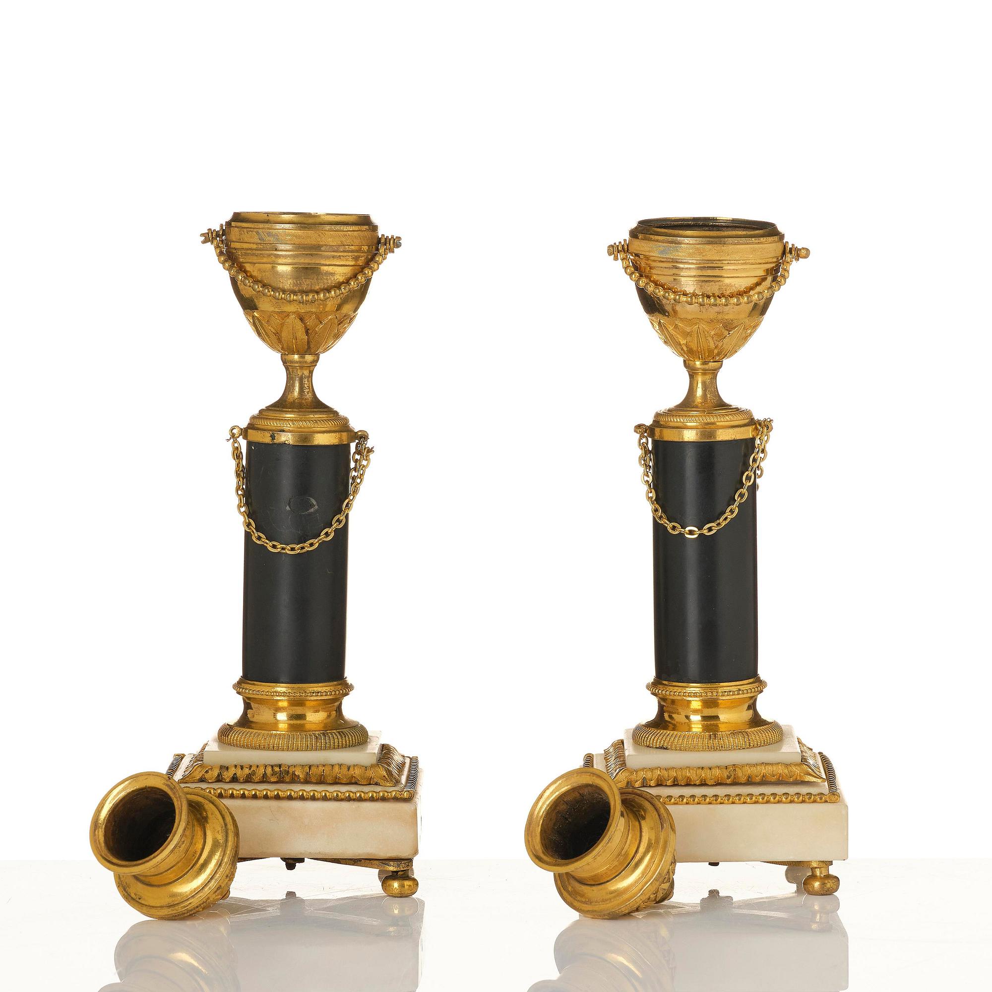 Cassoletter, ett par, Frankrike, 1700-talets slut, Louis XVI.