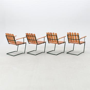 Arthur Lindquist Karmstolar 4 st "A2" Grythyttan 1900-talets senare del.