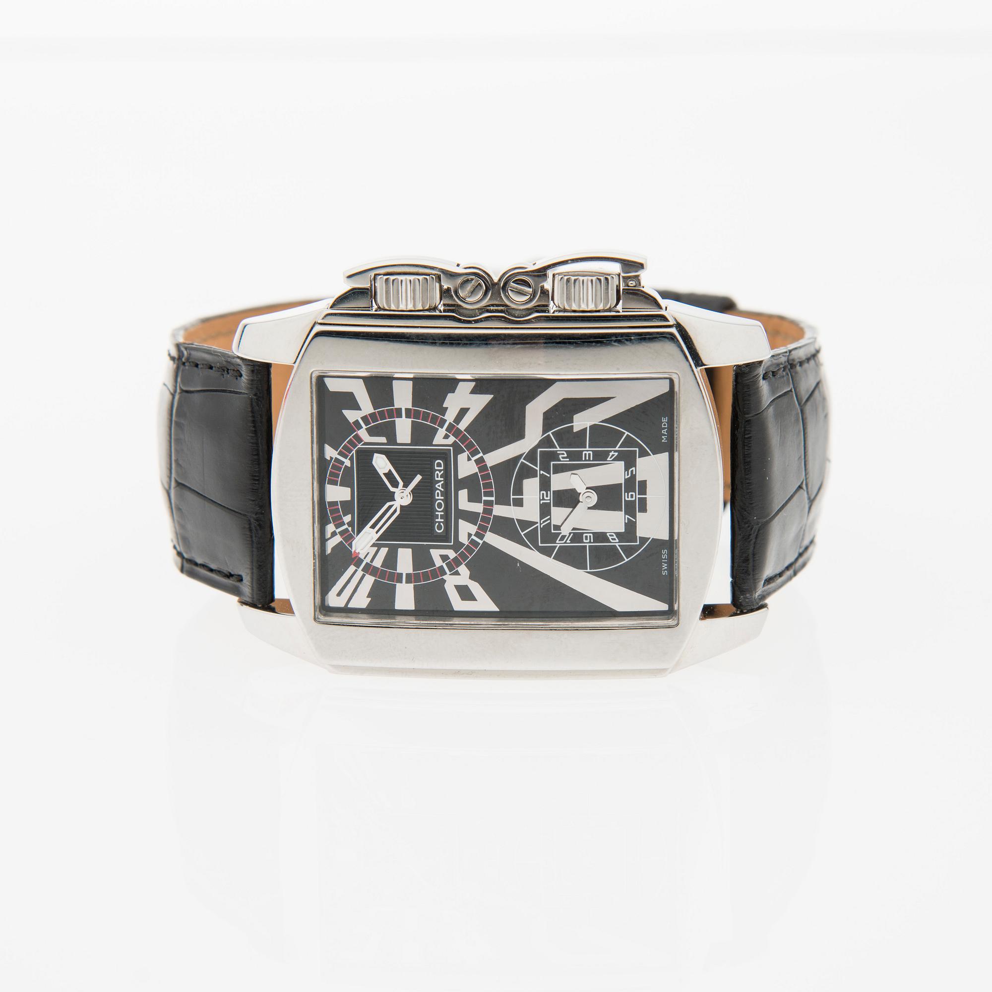 ARMBANDSUR, Chopard Classic Dual Timezone Automatic, stål.