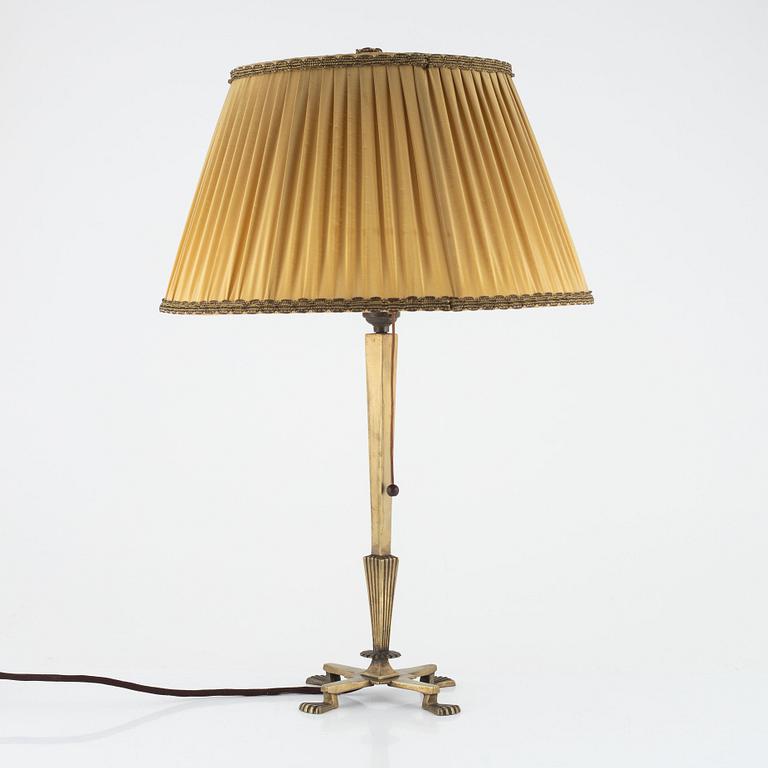 Elis Bergh, attributed to, a Swedish Grace table lamp, CG Hallberg, 1920s.