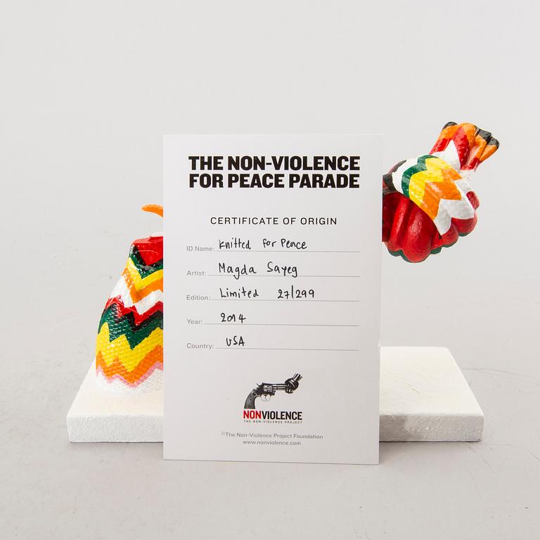 CARL FREDRIK REUTERSWÄRD, a Non-Violence Project Foundation scultpure 2014.