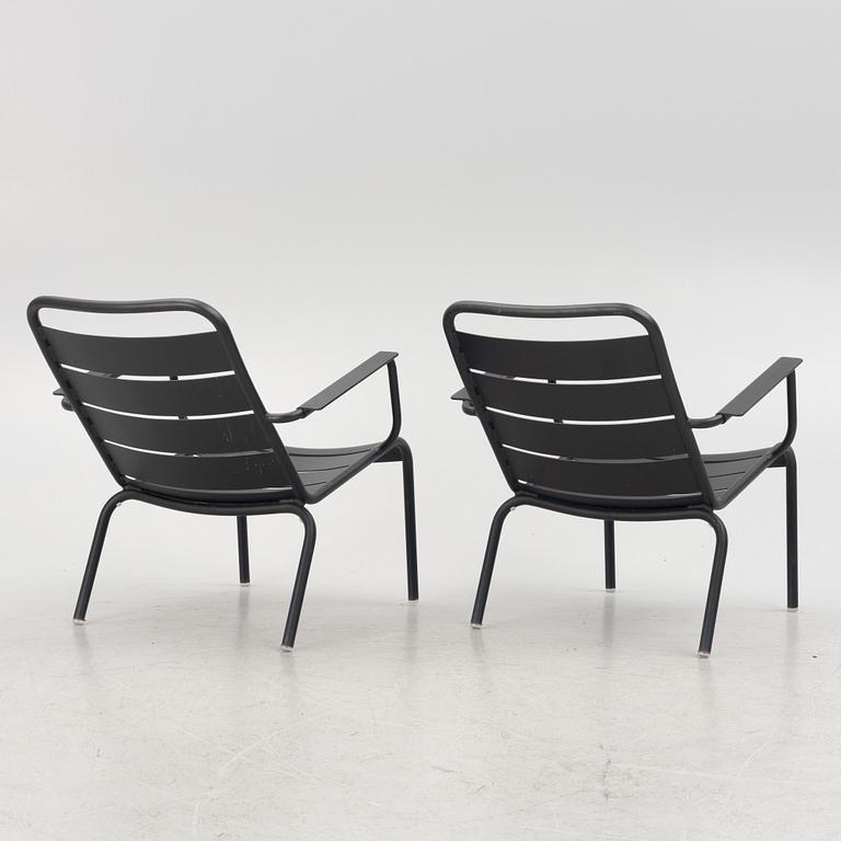 Frédéric Sofia, Fåtöljer, ett par, "Luxembourg", Fermob, samtida.