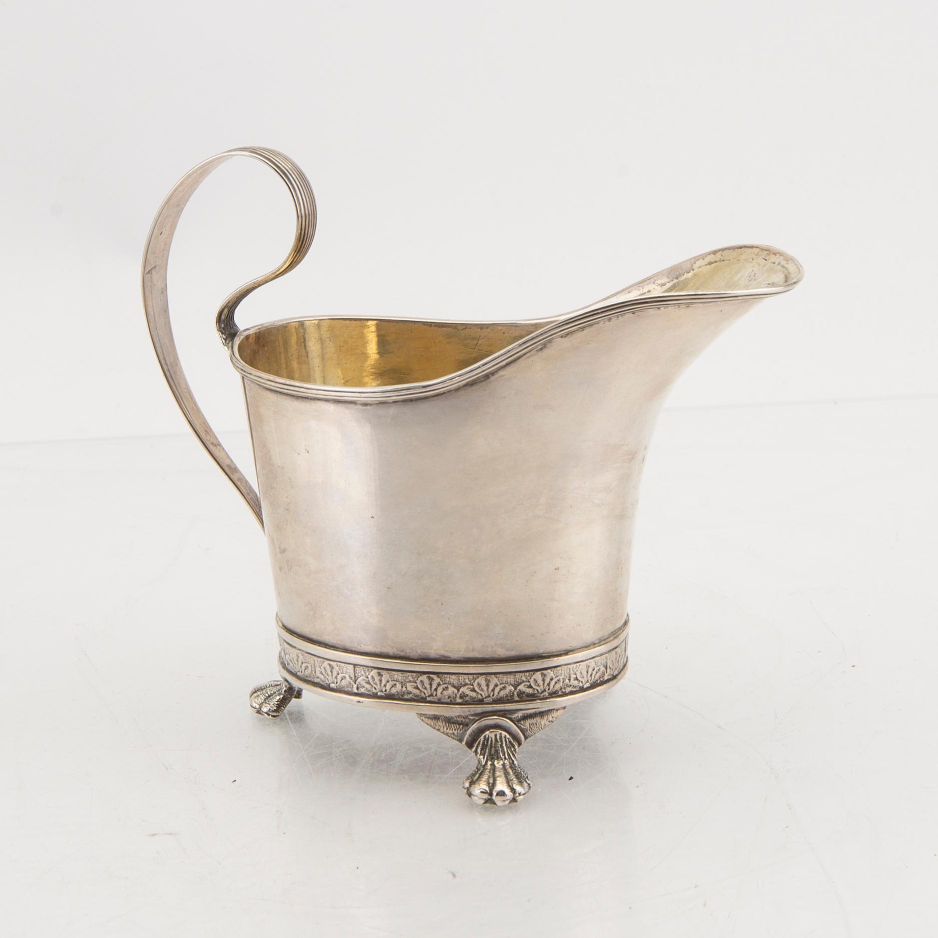 Bengt Tornberg gräddkanna silver Linköping 1815.