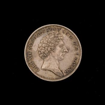 MYNT, silver, Karl XIV Johan, 1833.