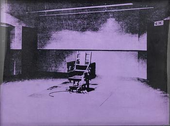 Andy Warhol, "Electric Chair".