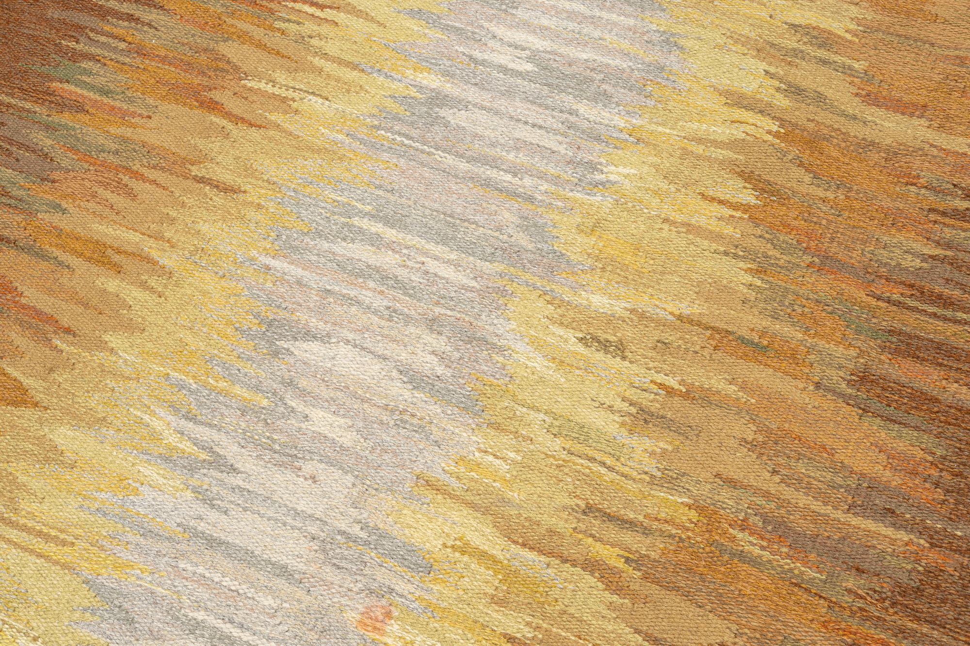 Matta, rölakan, signerad IB, 235x167 cm. 1900-tal.