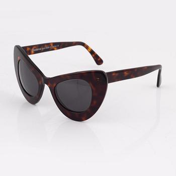 Illesteva, a pair of tortoise "Zac posen x Illesteva" sunglasses.