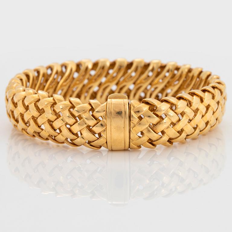 Tiffany armband 18K guld "Vannerie".