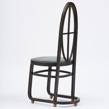 Carl Bergsten, stol, Gemla Leksaksfabrik, Diö, för Konst- och industriutställningen, Norrköping, 1906.