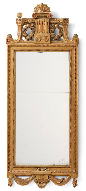 Spegel, Stockholmsarbete, sent 1700-tal, Gustaviansk.