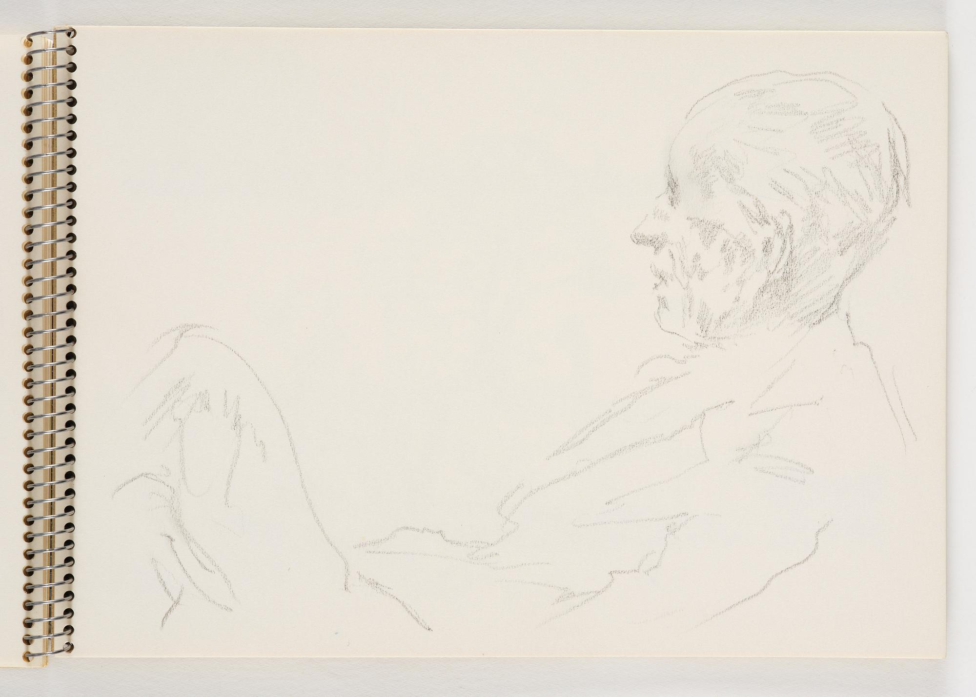 Lotte Laserstein, Skissblock med 19 teckningar varav 1 signerad.