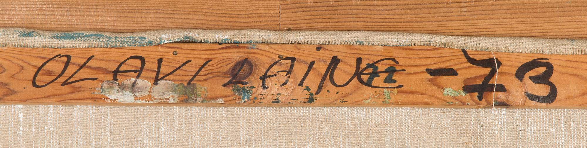 Olavi Laine, Vinterlig gårdsutsikt.