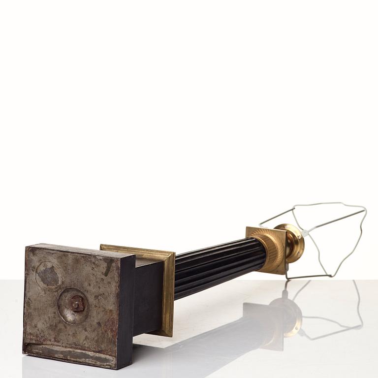 A French late Empire 19th Century table lamp.