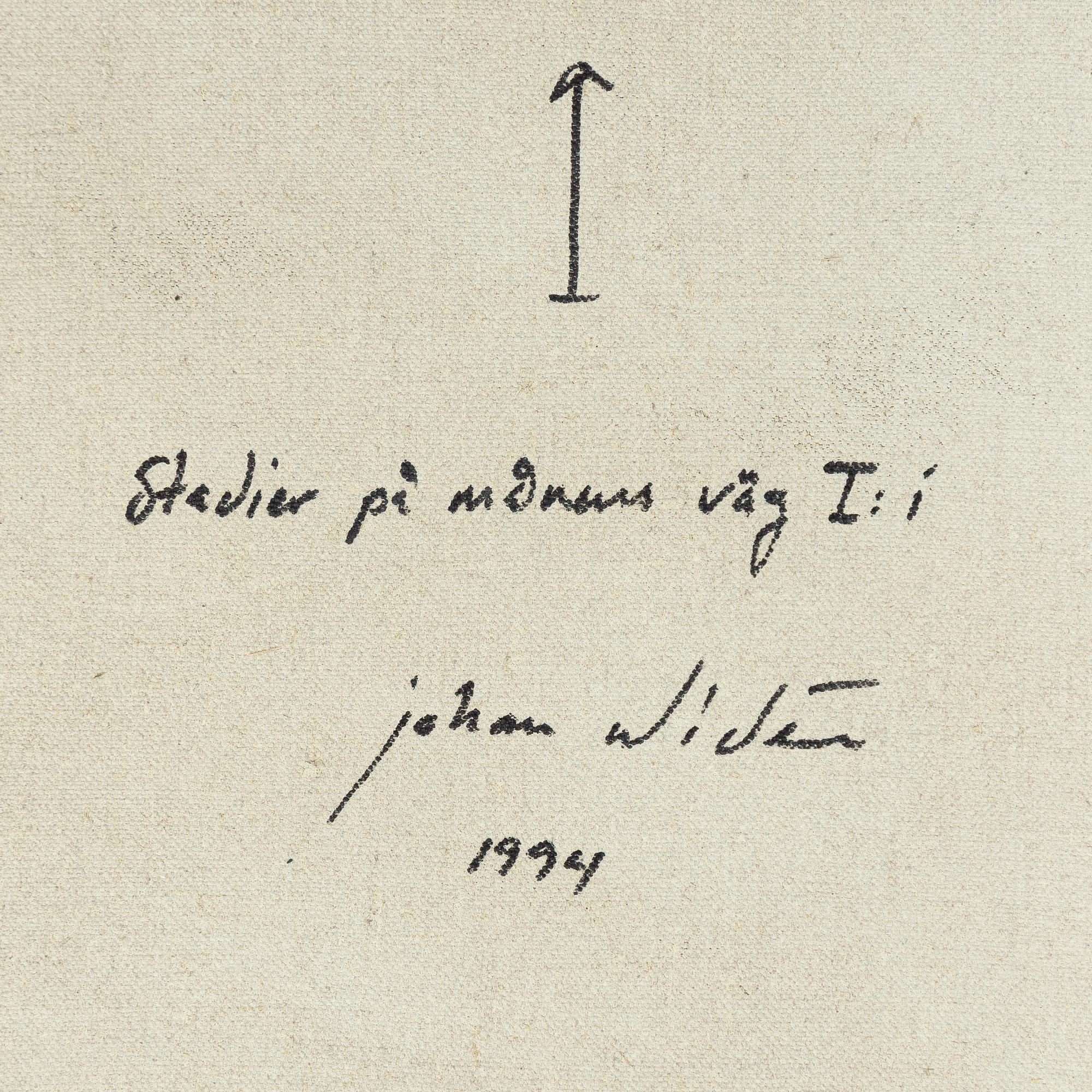 Johan Widén, "Studier på månens väg I-III".