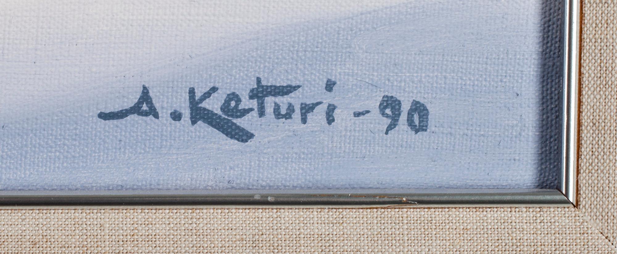 ALPO KETURI, olja på duk, signerad och daterad -90.