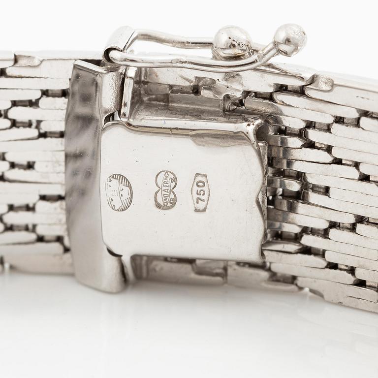 Armband 18K vitguld.