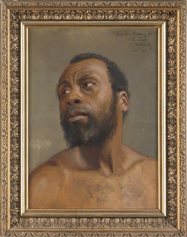 NILS ASPLUND, oil on canvas, signed and dated 1897.