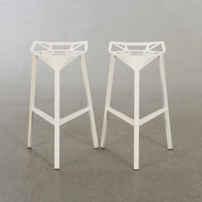 Konstantin Grcic, barpallar ett par "Stool one"  Magis Italien 2000-tal.