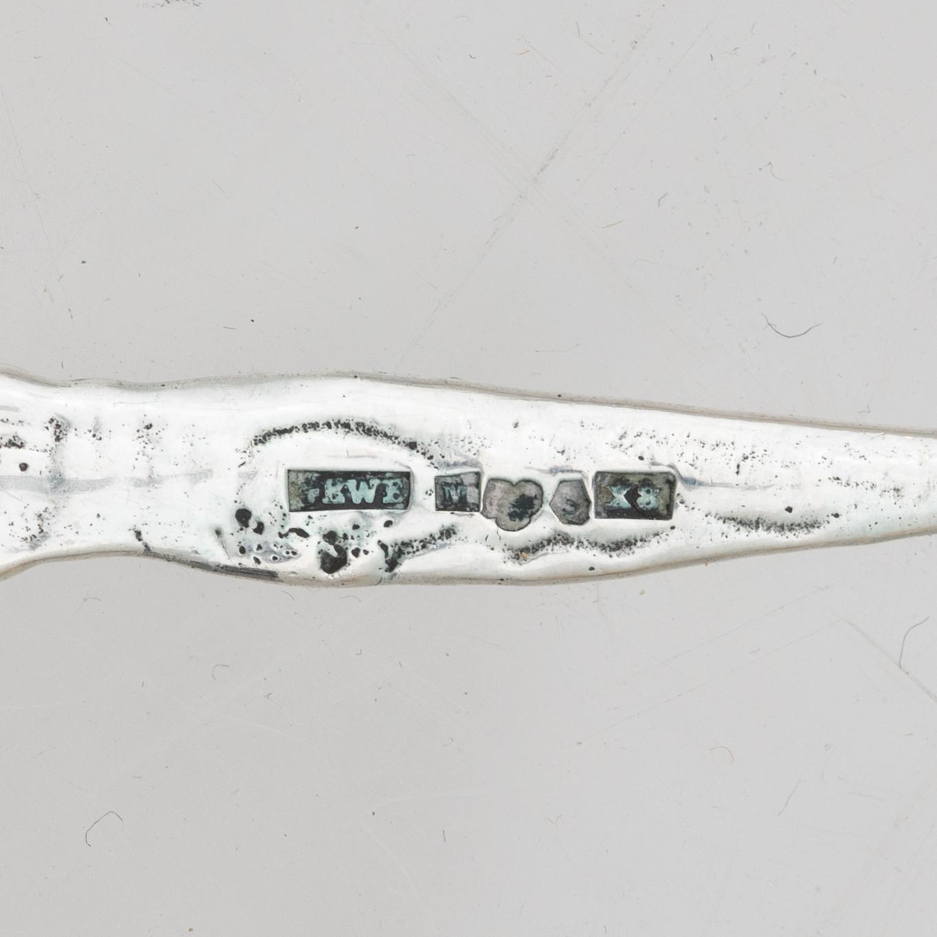 Silver, 11 pieces, including AJ Lignell, Sundsvall, active 1806-1824.