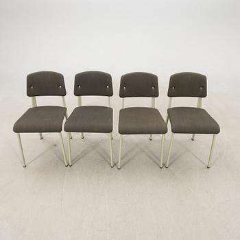 Jean Prouvé, chairs 4 pcs "Standard office" Vitra 2014.