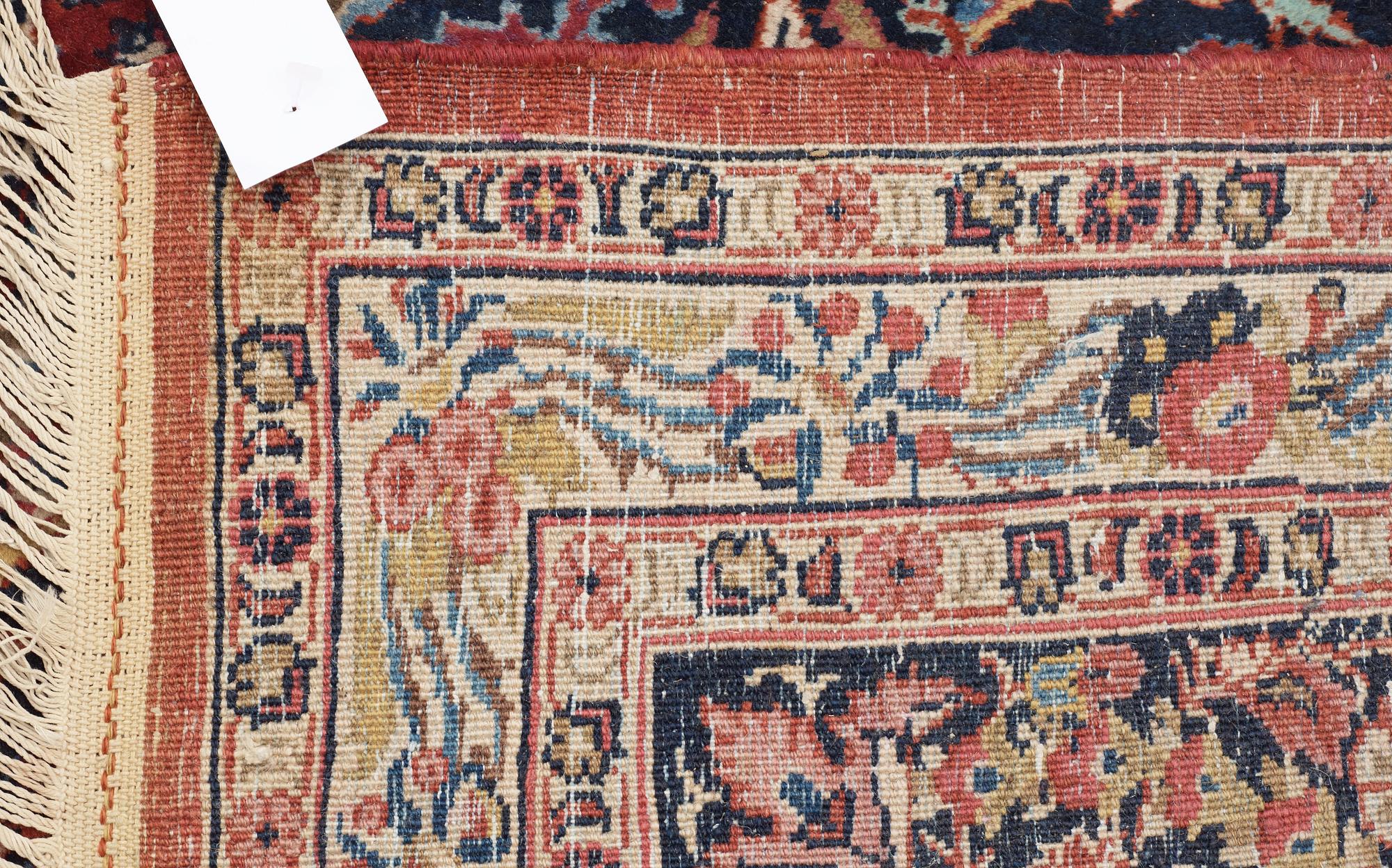 SEMI-ANTIQUE SAROUK. 344,5 x 277 cm.