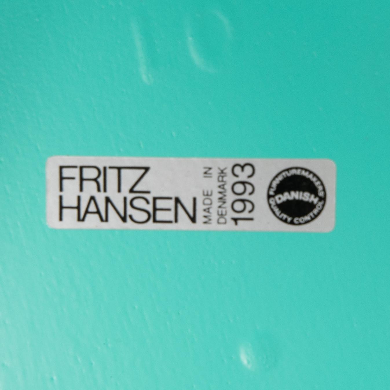 Arne Jacobsen, stolar 8 st, "Myran", Fritz Hansen, 1993.