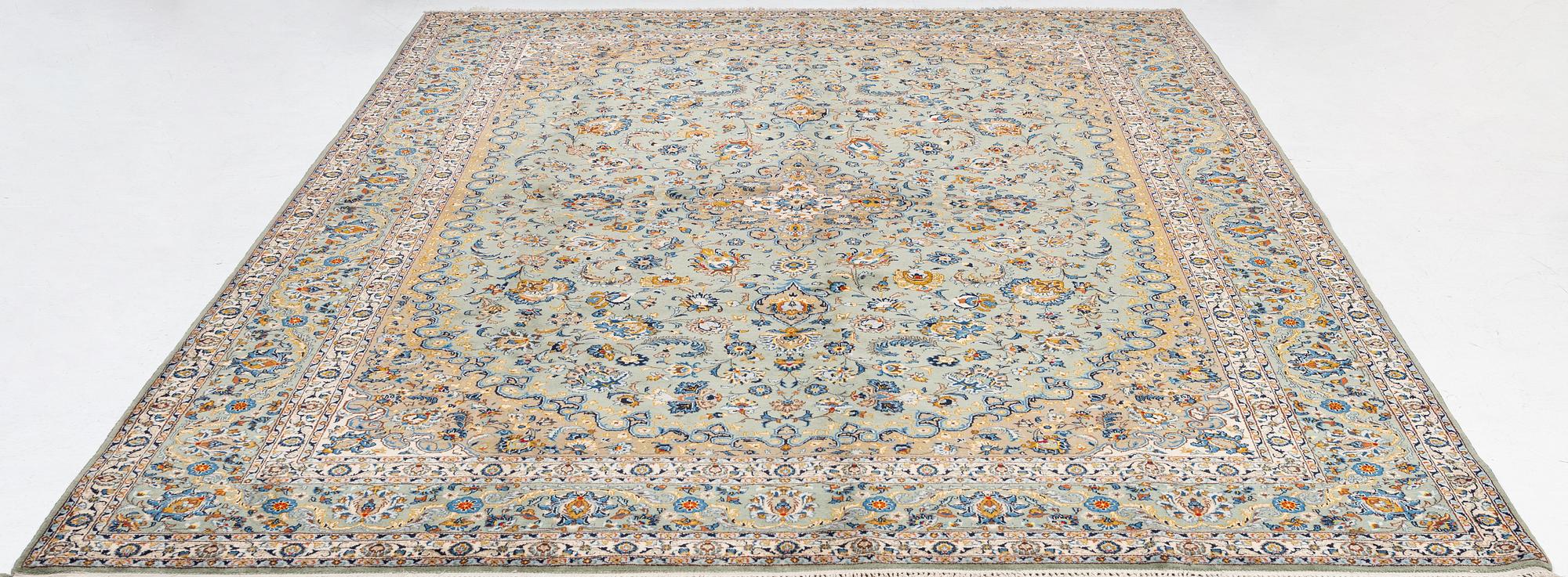 Carpet, Keshan, approx. 440 x 320 cm.