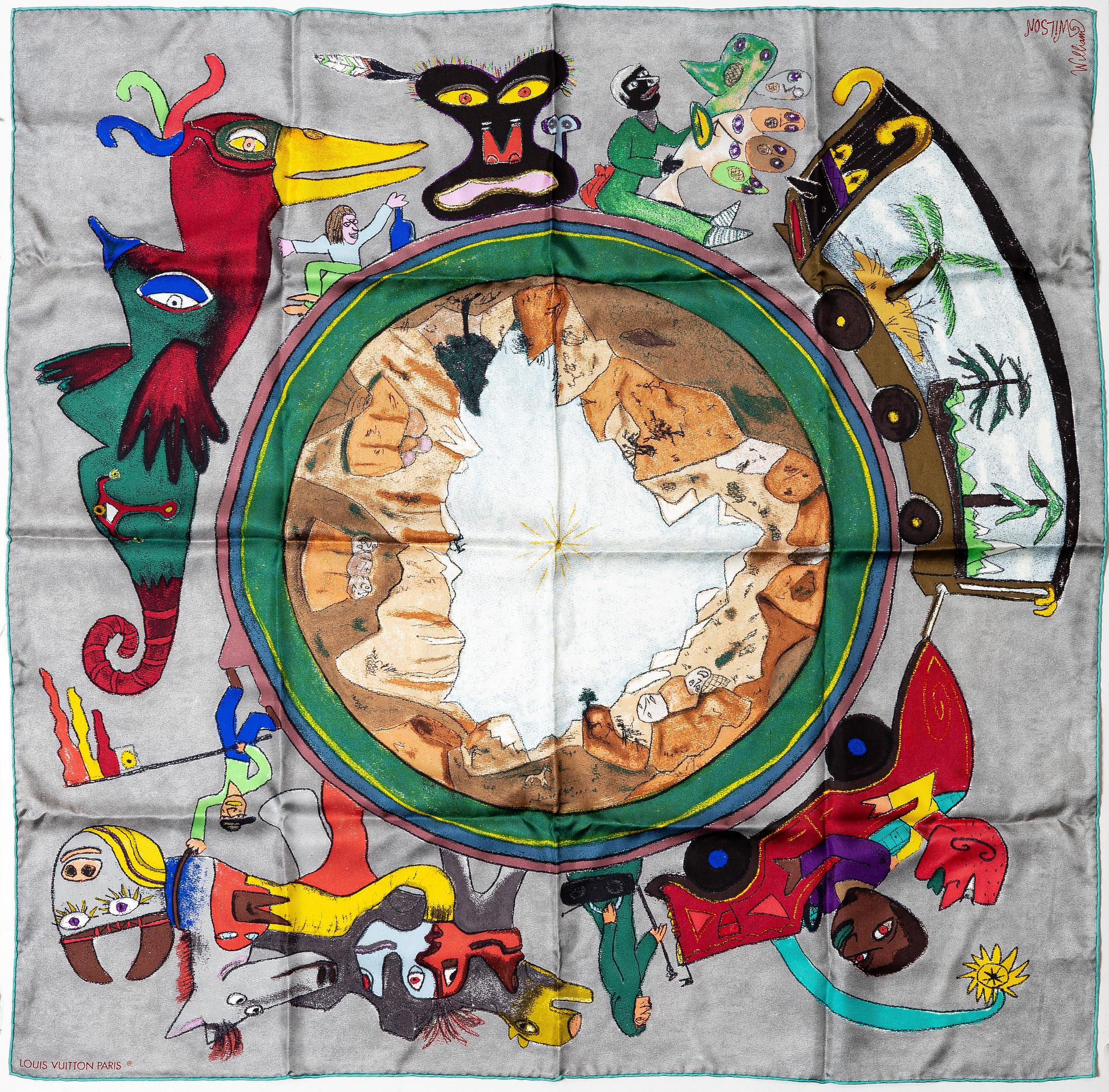 Louis Vuitton, scarf, William Wilson.