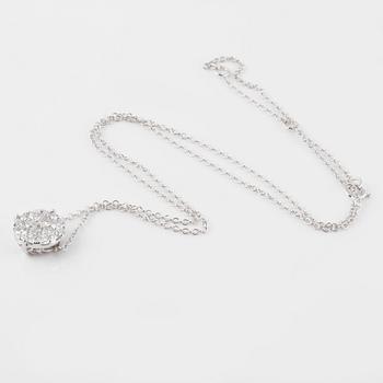 HÄNGE, med briljantslipade diamanter ca 1.00 ct.