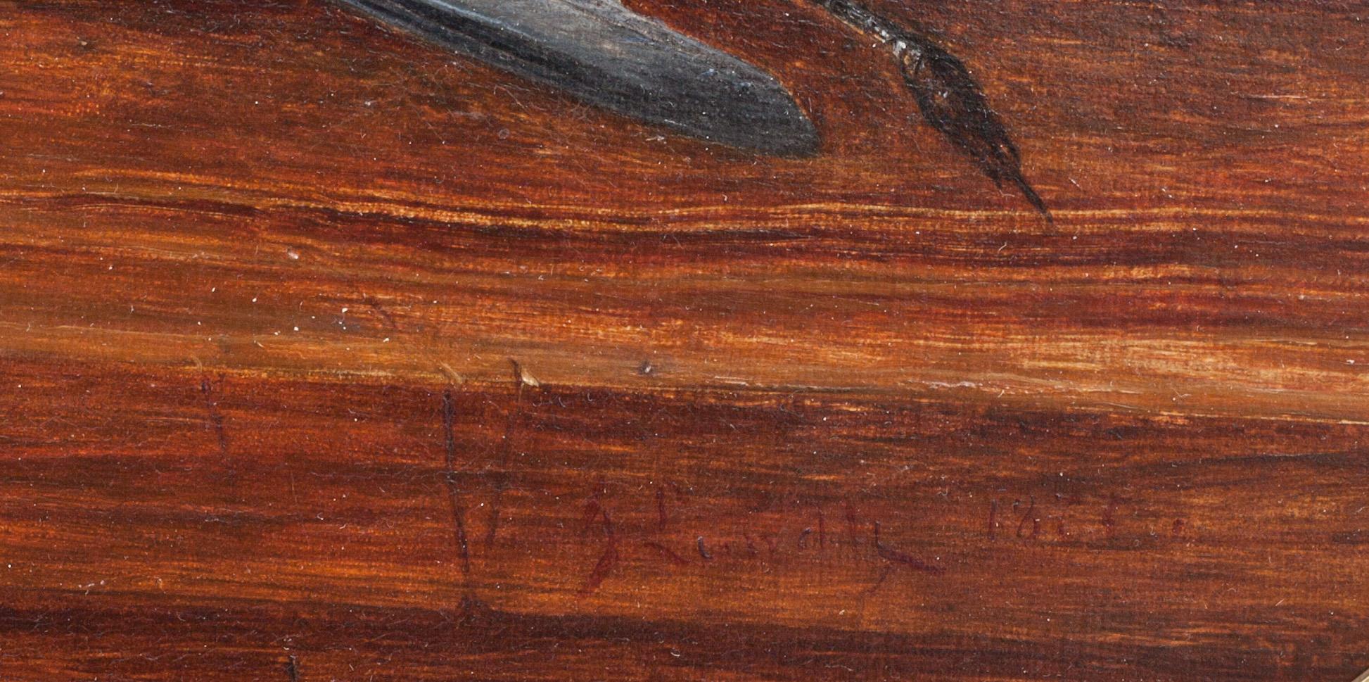 THEODOR LUNDH, olja på duk, signerad.