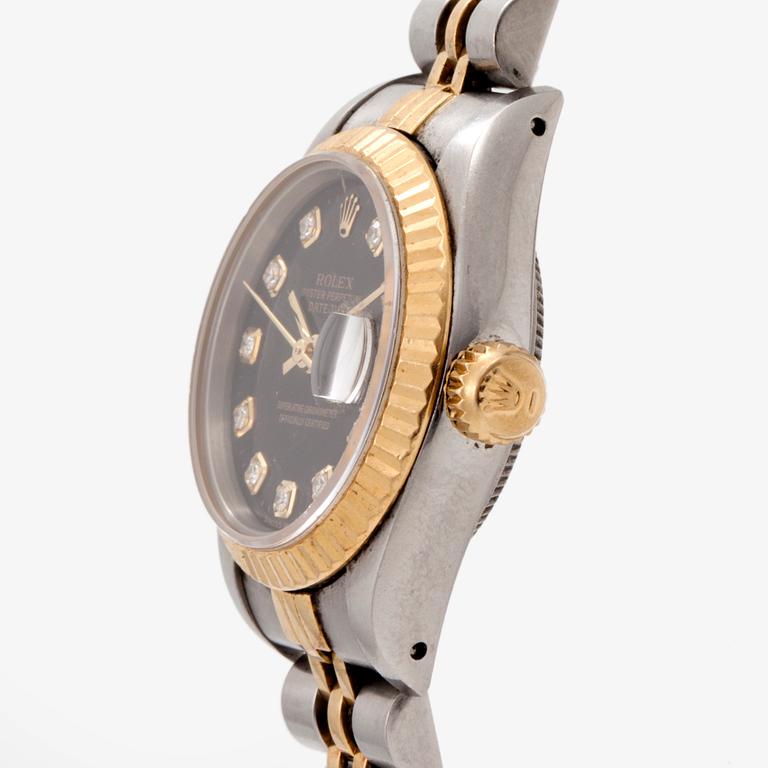 ROLEX, Oyster Perpetual, Datejust, Chronometer, wristwatch, 26 mm,