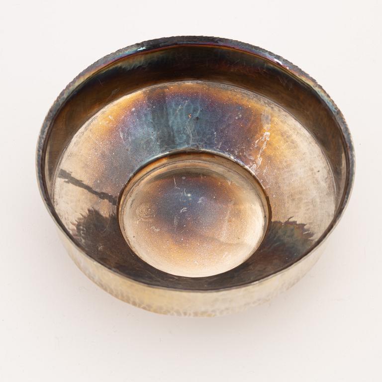 Claës Giertta, skål, sterling silver, Stockholm, 1972.