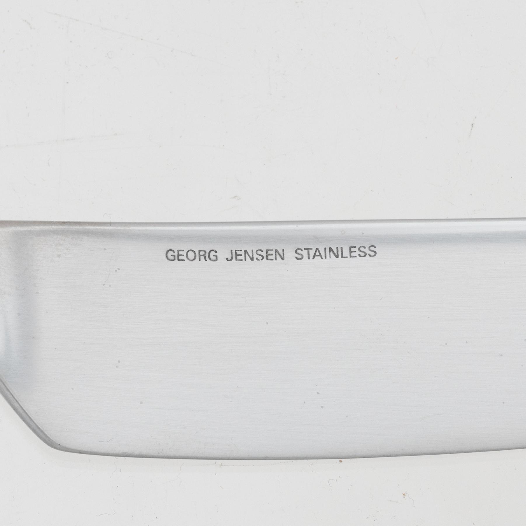 Vivianna Torun Bülow-Hübe, Cutlery service 'Vivianna', 30 pieces, Georg Jensen, Denmark.