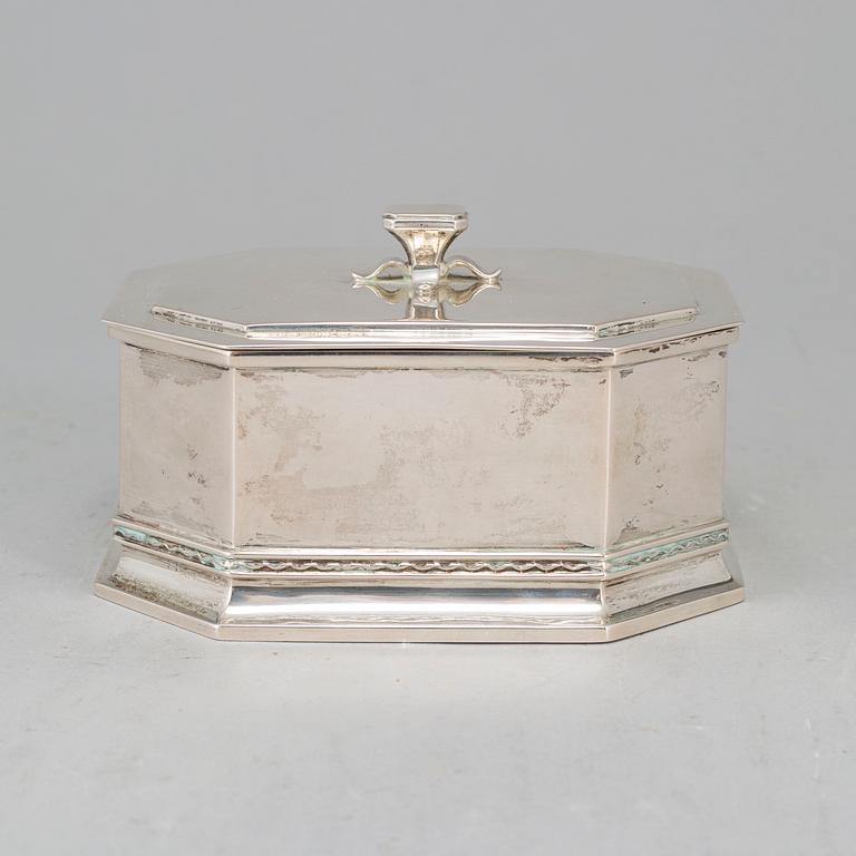 A silver box from K Anderson, Stockholm, 1935.