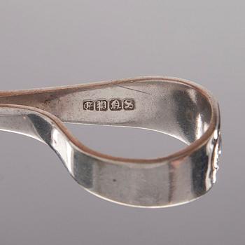 SÅSSNIPOR 2 ST, MEDICINSKED OCH KNUFFARE, nysilver och  försilvrade, Barker Brothers, England, tidigt 1900-tal.