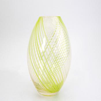 A signed Murano glas vase later part of the 20th century.