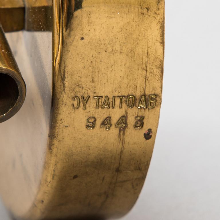 Paavo Tynell, vägglampa, modell 9443 Taito 1900-talets mitt.