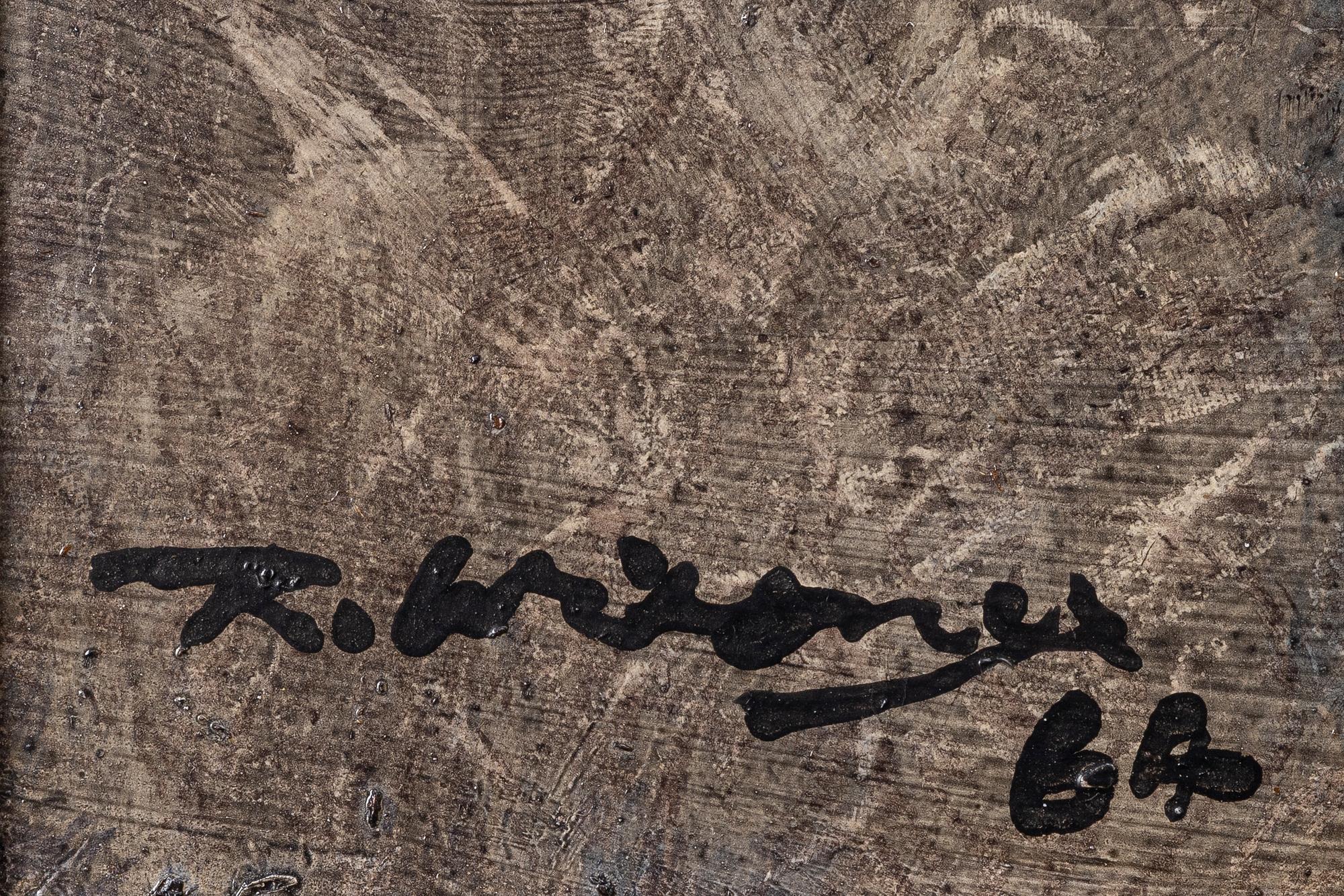 Richard Wiesner, Sittande modell.