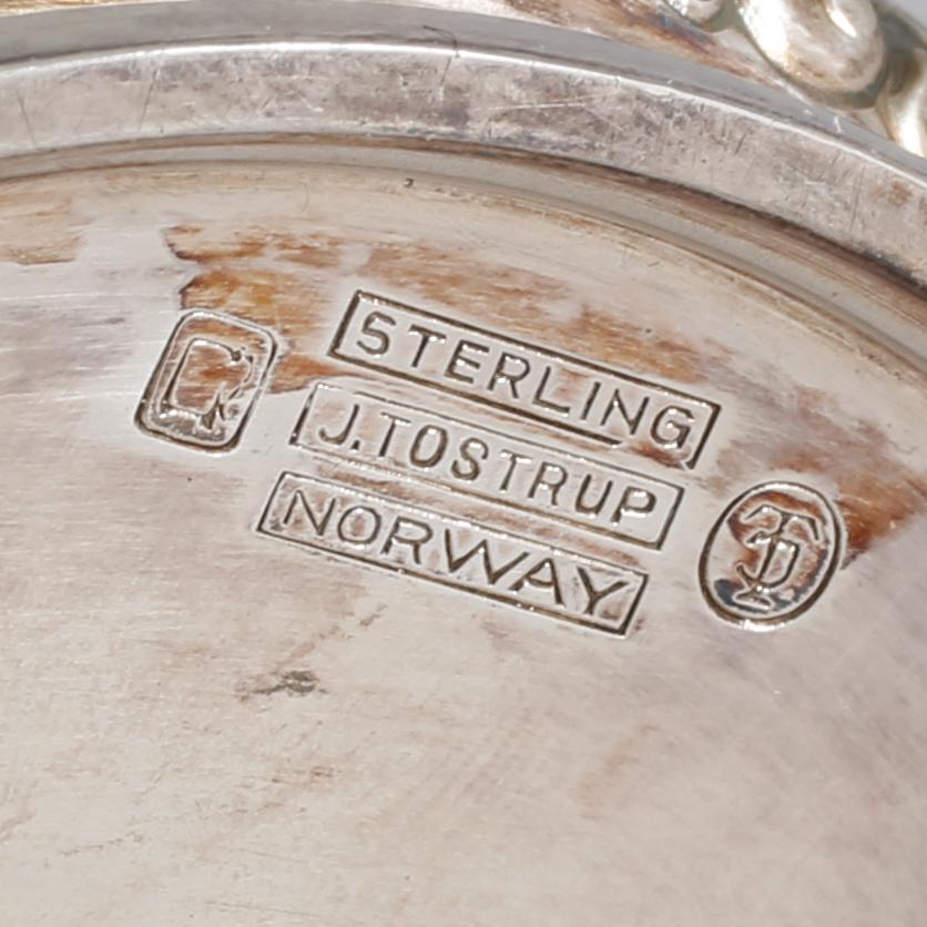 POKAL, silver, J Tostrup, Oslo, vikt 187 g.