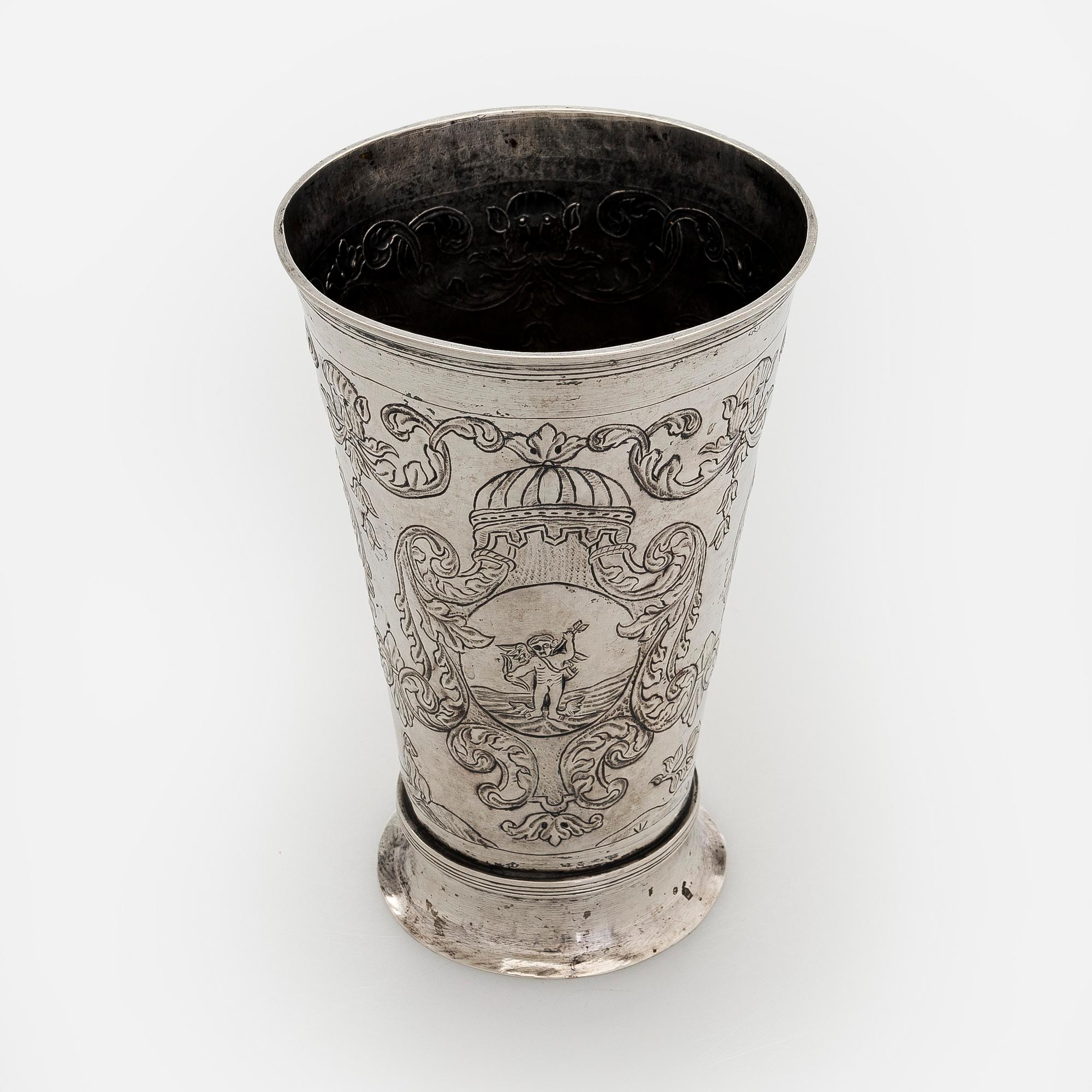 Pikari, hopea, Moskova 1743. Barokki.