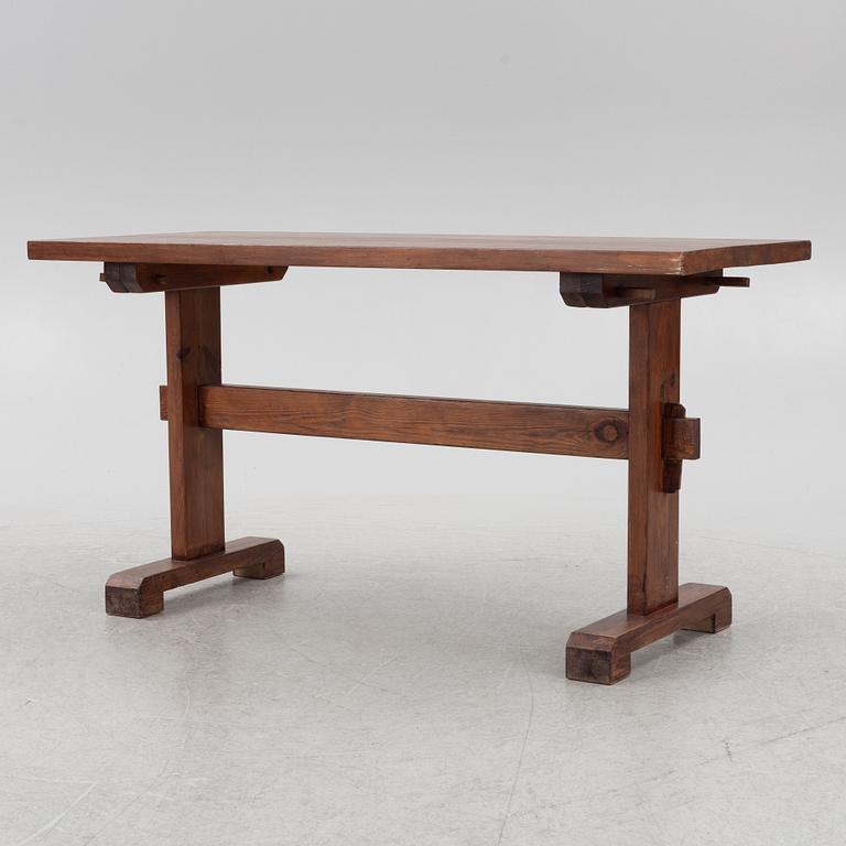 Carl Malmsten, A stained pine table, 20th century.
