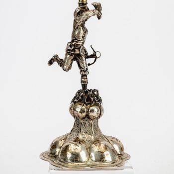 A Swedish 20th century silver cup mark of R Ericson Malmö 1939, weight 410 grams.