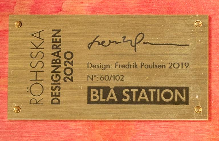 FREDRIK PAULSEN, "Röhsska"Designbaren, chair, Blå Station 2020, Chair 60/102.