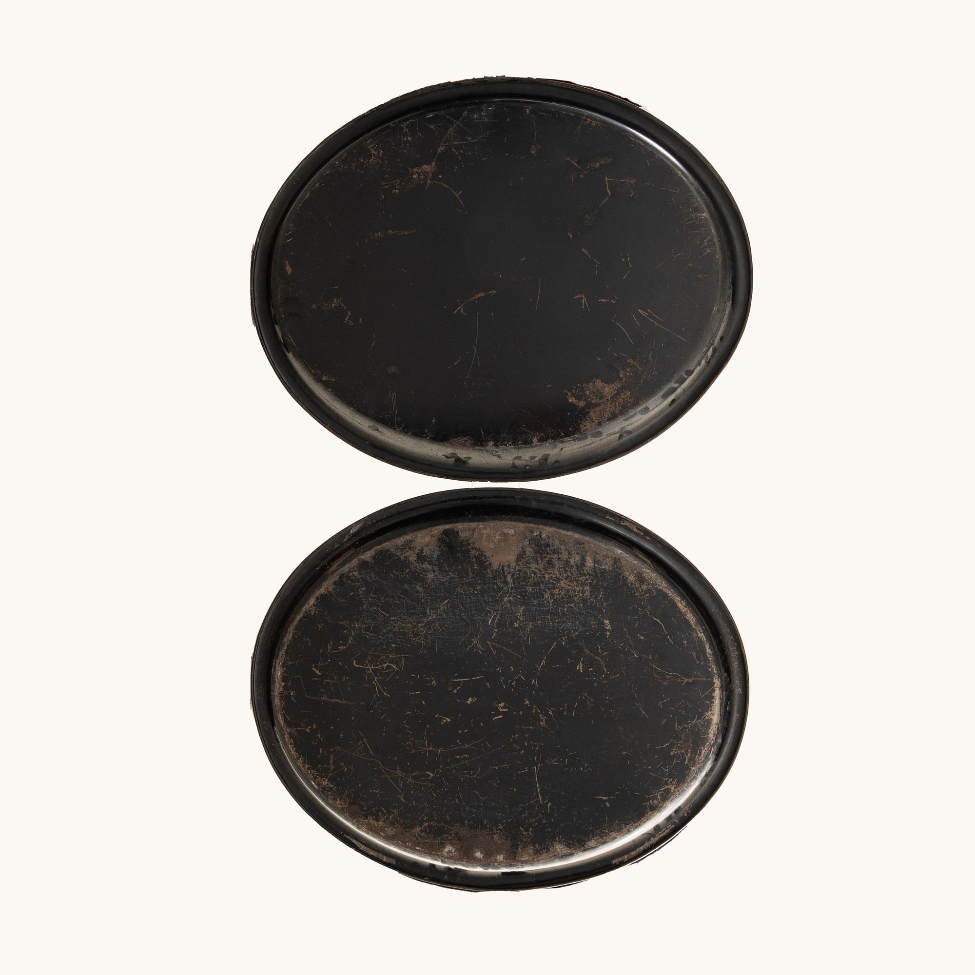 Trays 2 pcs first half of the 20th century.