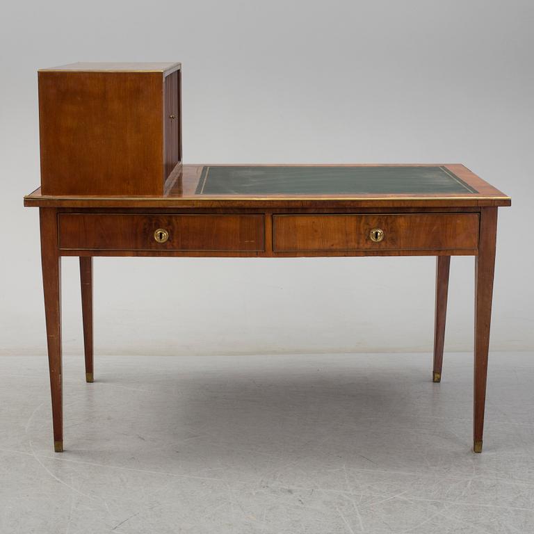 WRITING DESK, late gustavian style, second half of the 19th century.
