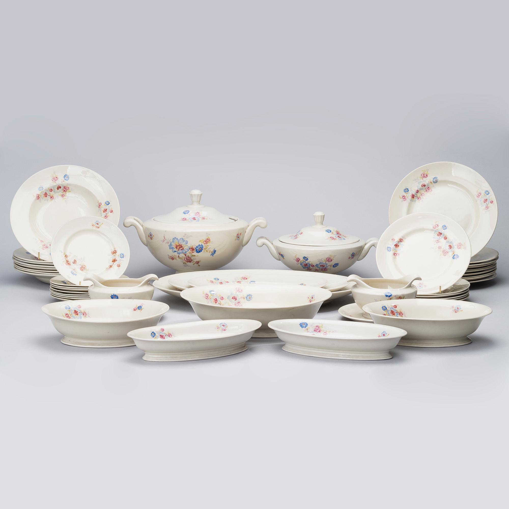 SERVIS, 44 delar, porslin, Arabia 1940-tal.