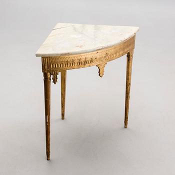 CORNER TABLE, gustavian late 18th century.