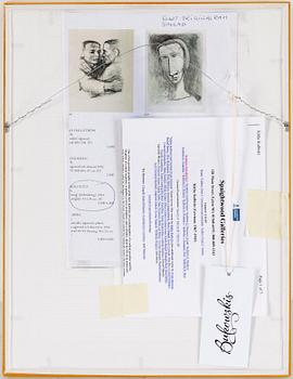 KÄTHE KOLLWITZ, litografi, signerad.
