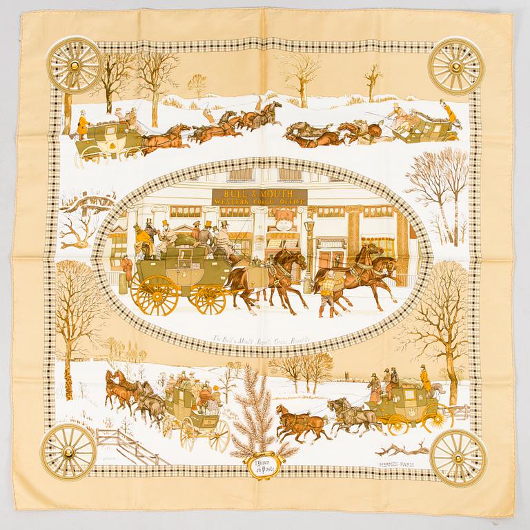 HERMÈS, SIDENSCARFAR, 2 st.